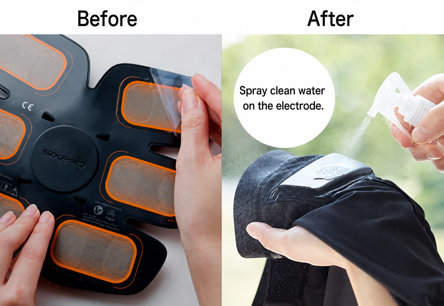 Before / after